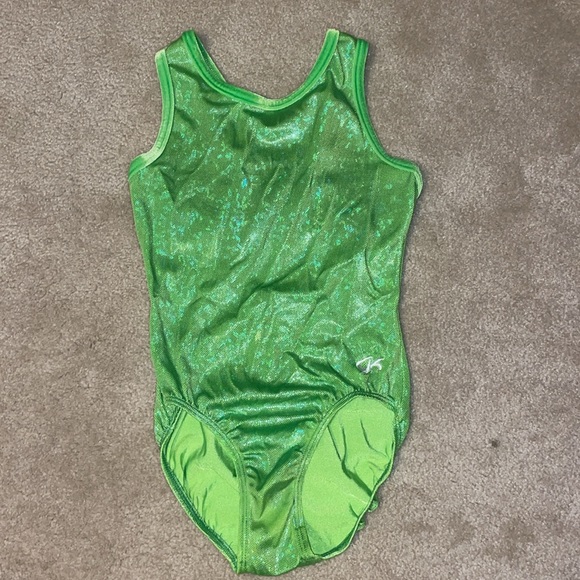 GK Other - GK NEON GREEN SHIMMERING LEOTARD!Size: adult Medium!